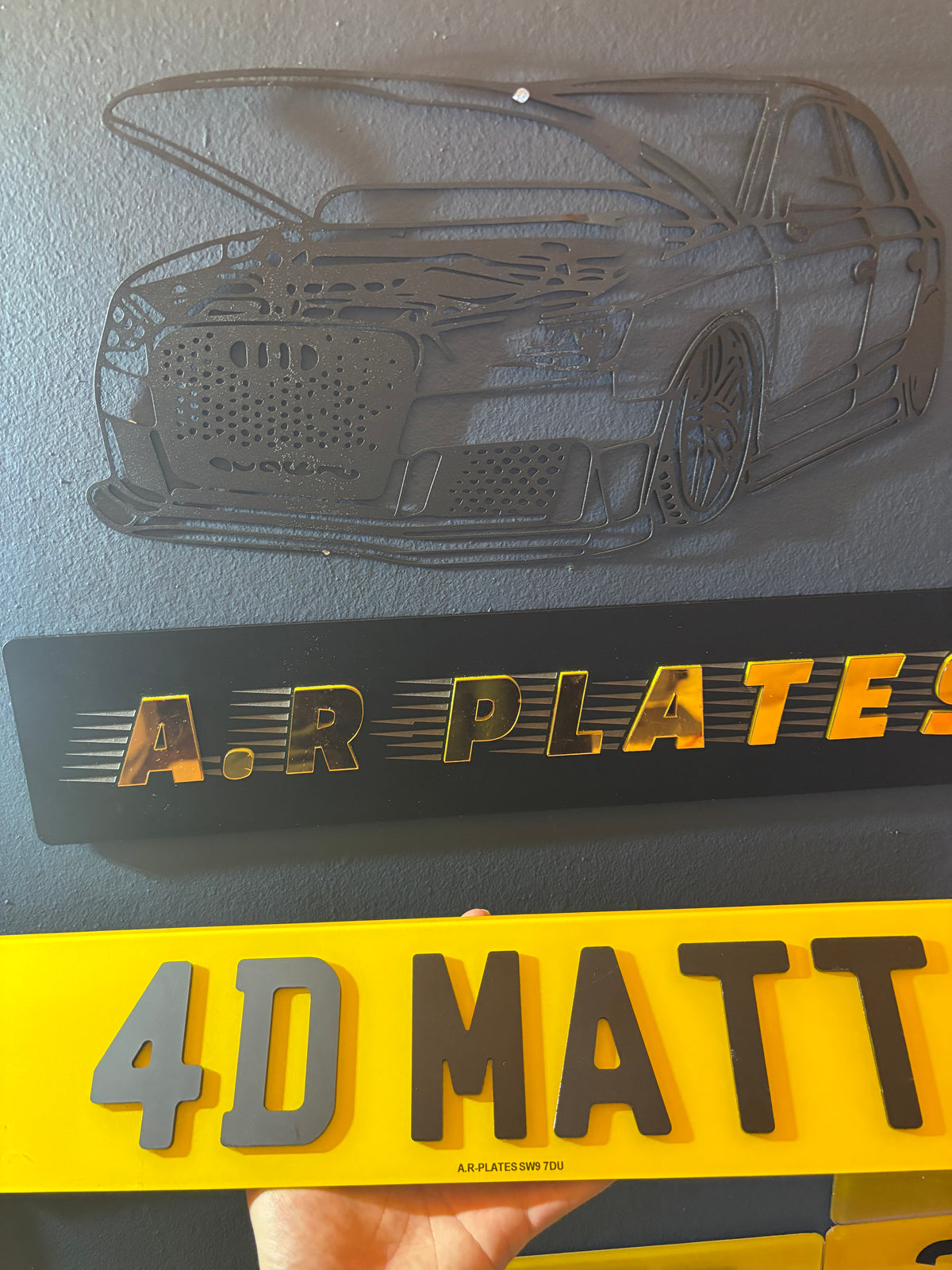 4D MATT PLATES SET